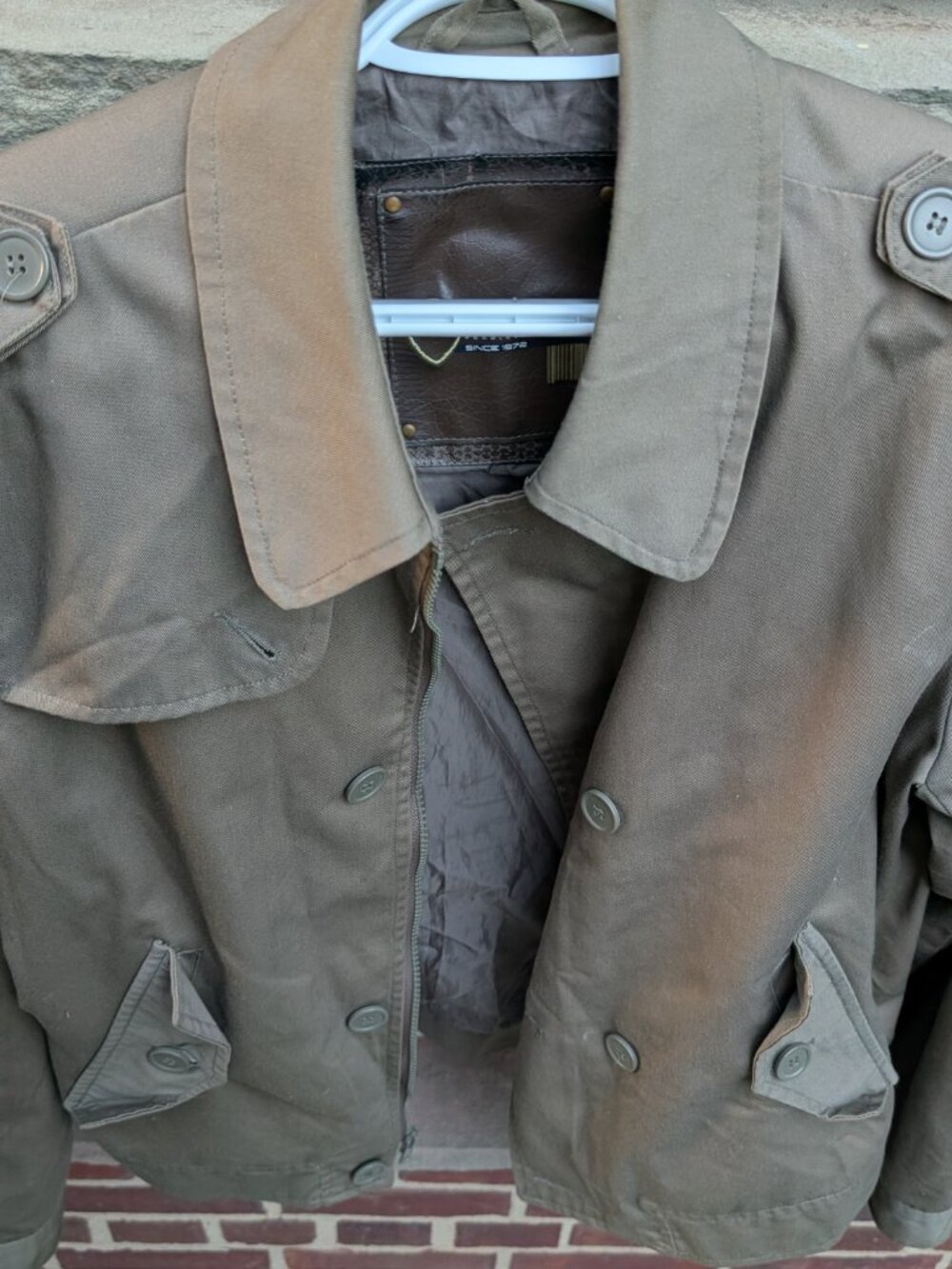 Brave Soul brand military-style jacket - Picture 3 of 4